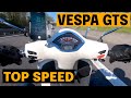 Vespa GTS 300 Hpe Top Speed