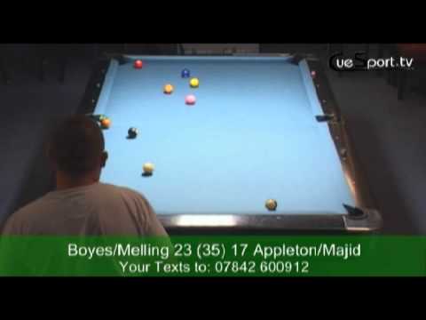 Darren Appleton/Imran Majid v Karl Boyes/Chris Melling - 10-Ball - 10 of 15
