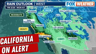 Atmospheric River Storm Takes Aim At West Coast, Trigger Flood Threat In California