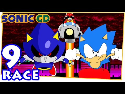 SONIC CD 9 RACE Sonic vs Metal Sonic Boss