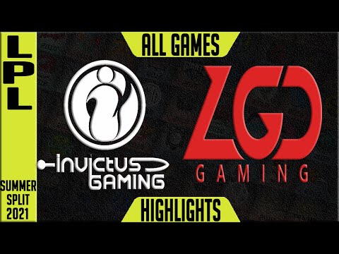 IG vs LGD Highlights ALL GAMES | LPL Summer 2021 W4D2 | Invictus Gaming vs LGD Gaming
