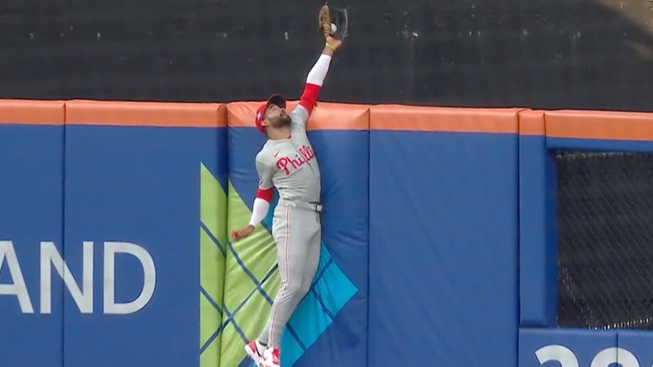 CATCH OF THE YEAR?! Derek Hill takes a homer away from Juan Soto 🤯 | MLB Highlights
