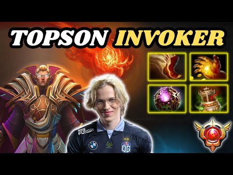 🔥 TOPSON Invoker WEX Highlights Gameplay 🔥 Grandmaster Tier TOPSON INVOKER - Dota 2
