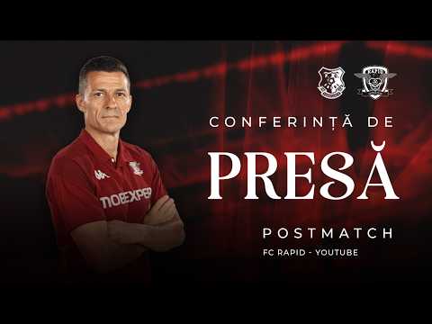 🎥 Constantin Gâlcă, after the Lighthouse - Rapid 🎙️ #PRESSCONFERENCE