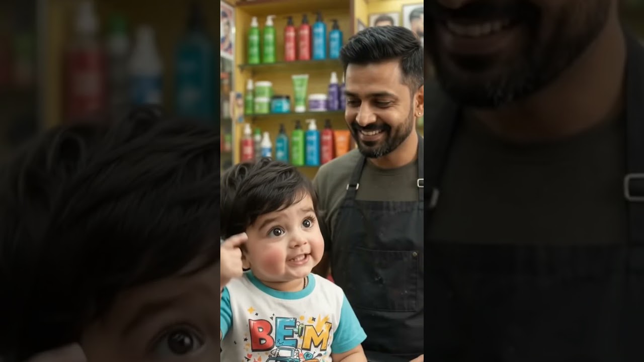 Uncle hair cutting 😅 #shorts #shortvideo #youtubeshorts #ytshorts #fyp