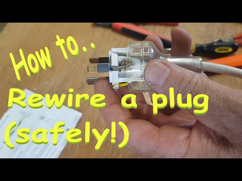 Basic tips on how to fit & wire an Australian electrical plug DIY extension cord repair/modification