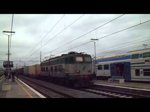 E655.187 sul TCS 59004 Bicocca - Milano Smistamento, in transito a Campoleone