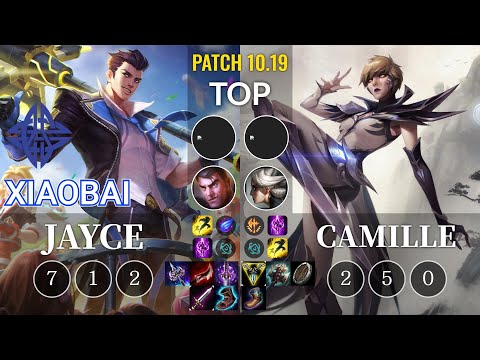 ES Xiaobai Jayce vs Camille Top - KR Patch 10.19
