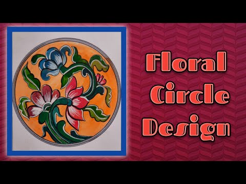 Floral Circle Design || Circle Design || Rupali Bhagat