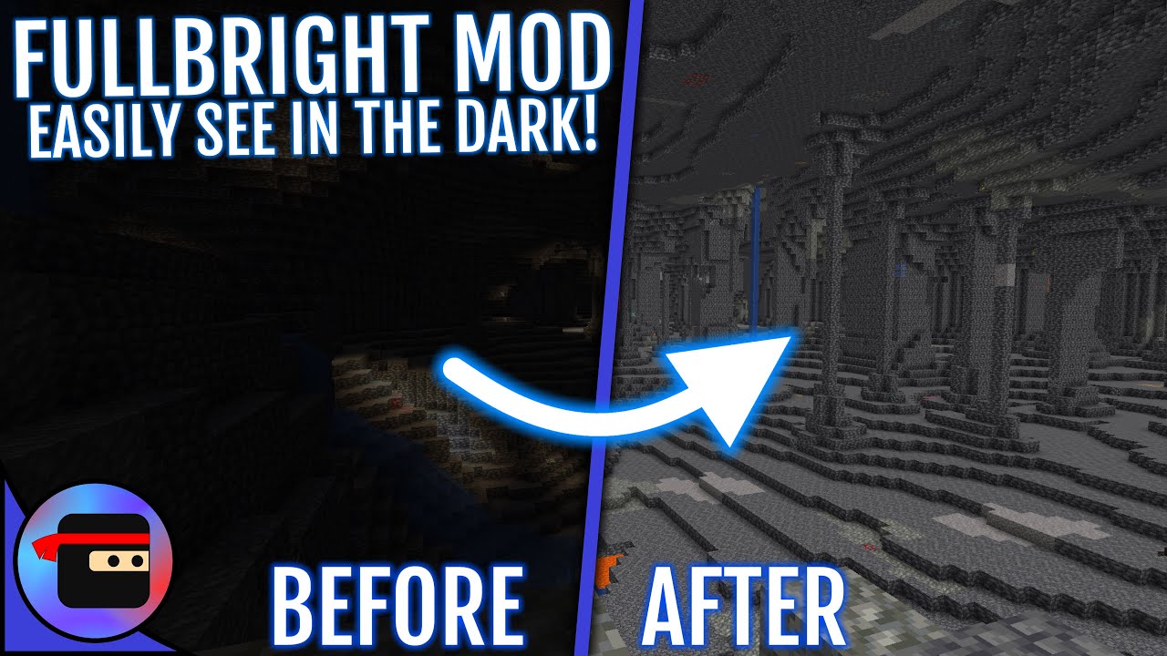 Gamma Utils: BEST Fullbright / Gamma Mod! | Minecraft Mod Tutorial