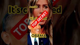 Obama and Jennifer:It’s Classified #silly #funny #obama #jenniferaniston #gossip