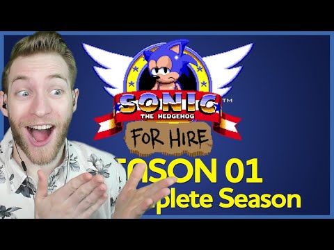 SONIC IS STRUGGLING!!! Reacting to "Sonic For Hire Season 1" by LowBrow Studios