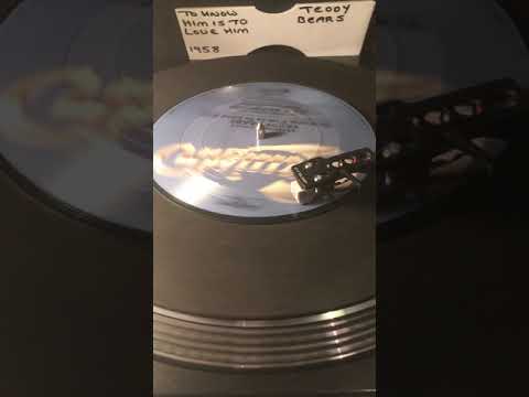 Teddy Bears - To Know Him Is To Love Him ( Vinyl 45 ) From 1958 .