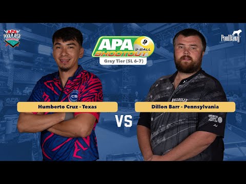 2025 APA 9-Ball Shootout Gray Tier (SL 6-7) Final
