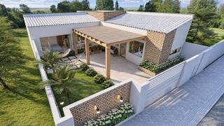 Casa em L com 3 Quartos e Varanda Ampla | Terreno 10x16m | P706.2