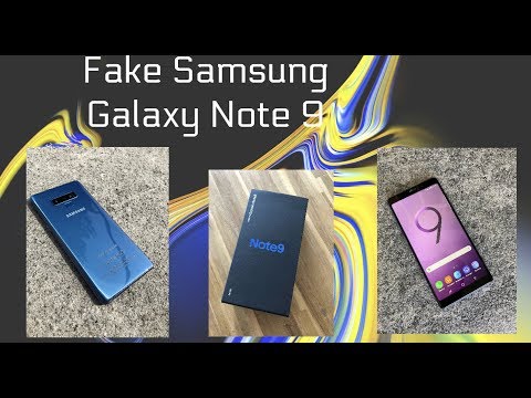 Fake Samsung Galaxy Note 9! Goophone Note 9