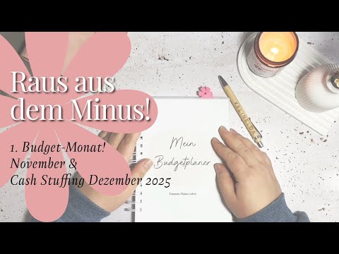 Raus aus dem Minus! 💸 Mein 1. Budget Monat November 2025