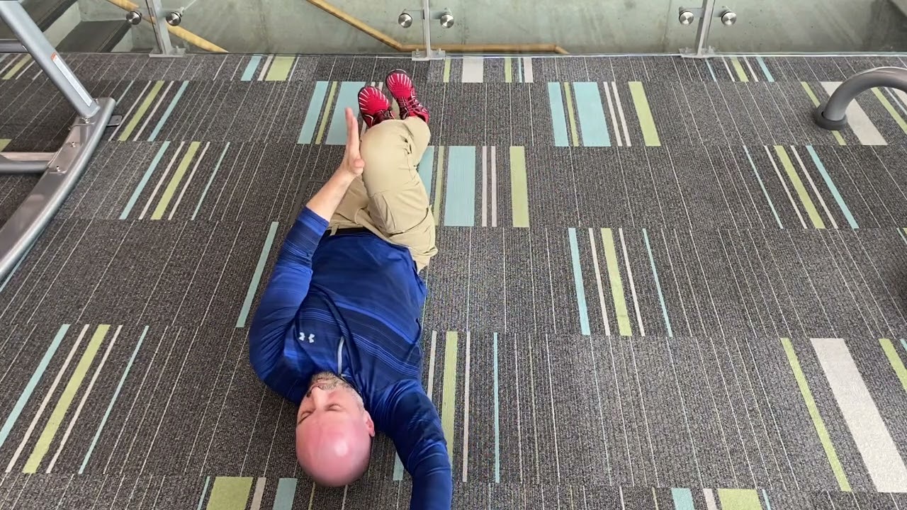 30. Level 2 Hand To Knee Roll Side To Supine (Top View)