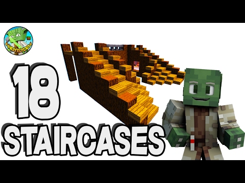 Insane! 18 Stair Cases in Minecraft! 😱