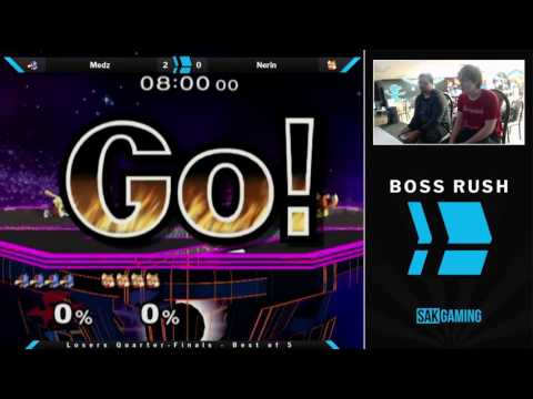 Boss Rush SmashG0D Losers Quarters - Medz (Falco) vs Nerin (Fox)