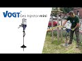 VOGT Geo Injector Mini Arbeiten Mit Dem Gerät