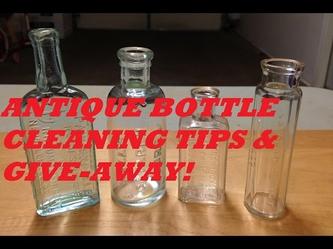 Cleaning Antique Bottles (methods other than tumbling)...