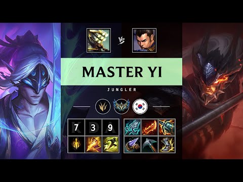 Master Yi Jungle vs Xin Zhao - KR Challenger Patch 25.09
