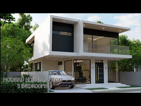 MODERN HOUSE DESIGN | 2 STOREY HOUSE | 3 BEDROOMS | 140sq. METER