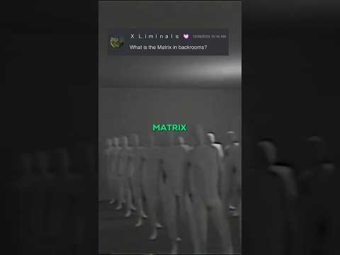 Matrix in THE BACKROOMS!?🔑🤖 (Level 12 Found Footage) #shorts #backrooms #creepypasta