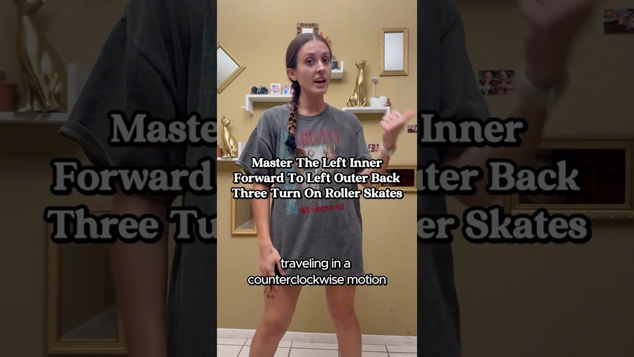 How To Do A Left Forward Inside Three Turn On Roller Skates: