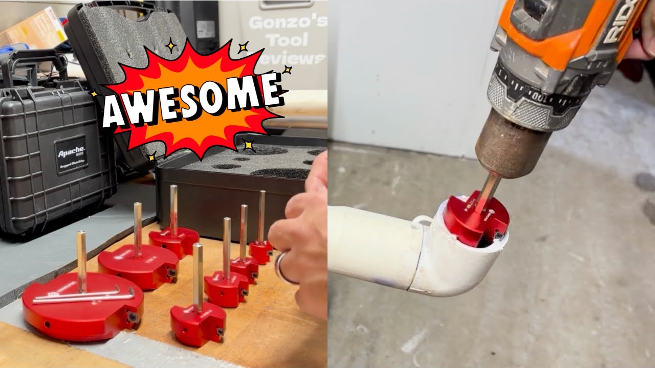 Amazon 7 Piece PVC Pipe Reamer. Review and Demonstration.