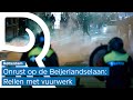 Jongeren rellen met vuurwerk op Rotterdam-Zuid