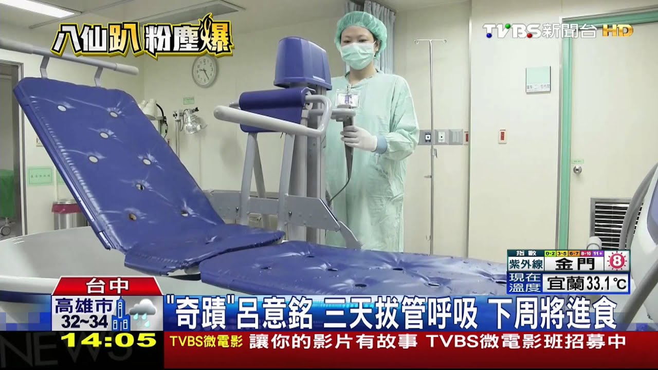「奇蹟」呂意銘　3日拔管呼吸、下週將進食