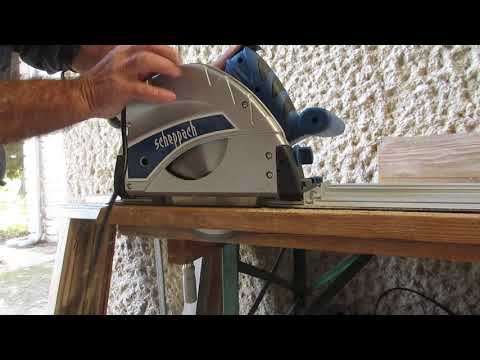 Scie Scheppach PL 55 Découpe bavette du rail