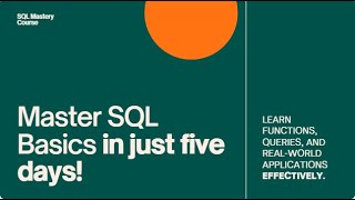 Download the video "SQL Masterclass: Day 1 to Day 5 - Master SQL Basics, Functions, and Real-World Queries!"