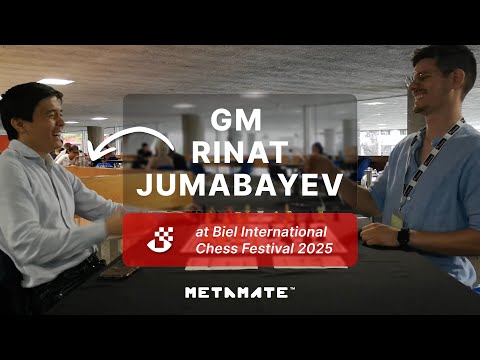 GM Rinat Jumabayev 2550+ ELO plays METAMATE™  – @bielchessfestival