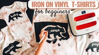 Cricut Iron On For total Beginners + Matching Family t-shirts