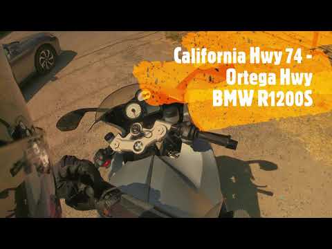 BMW R1200S - CA HWY 74 - Ortega Hwy - San Juan Capistrano to Elsinore Lake - Part 1 of 4