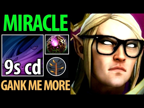 Miracle- Dota2 [Invoker] 9sec CD Tornado with Talent Tree- Gank Me More