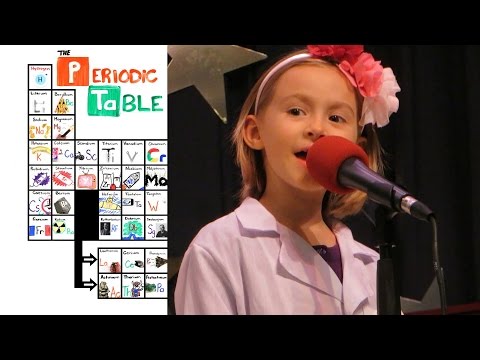 2018 lyrics update table song periodic 6yo NEW Girl Ð¾Ð½Ð»Ð°Ð¹Ð½ sings â€œThe Periodic Ð¡Ð¼Ð¾Ñ‚Ñ€ÐµÑ‚ÑŒ Ð²Ð¸Ð´ÐµÐ¾