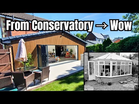 From Conservatory to Wow! 🏡 Full Single-Storey Extension Build (Step-by-Step UK Home)