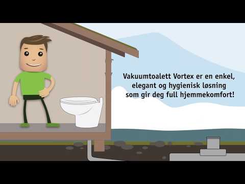 Vakuumtoalett Sunwind Vortex 2.0 230V med Trykkvann