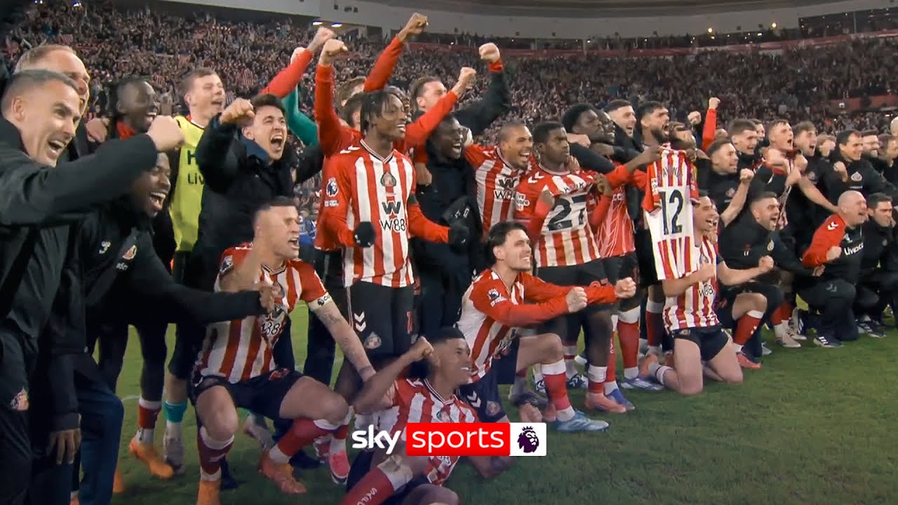 Full-time SCENES as Sunderland win the Wear-Tyne derby! 🔥