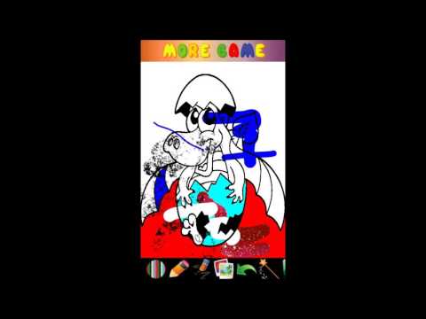 Dinosaur Coloring Pages Video