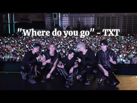 TXT - "WHERE DO YOU GO" performance From JP 3rd AL 'Starkissed' Showcase LIVE Streaming 