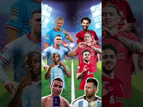 MANCHESTER CITY VS LIVERPOOL 🔥🥵 #salah #haaland #nunez #foden #jota #doku