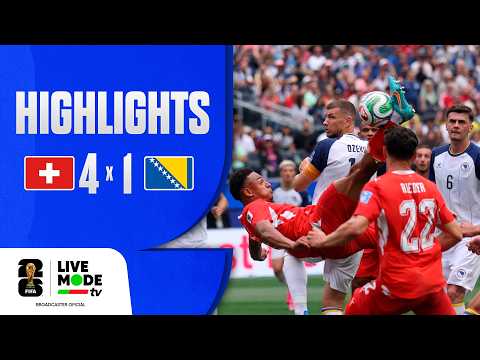 Suíça 4-1 Bósnia (WC 2026)