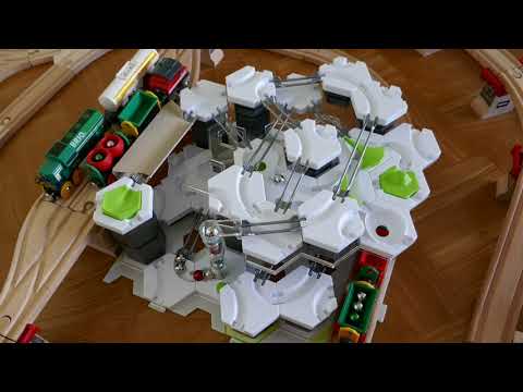 GraviTrax Kugel-verlade-station für Brio-holzeisenbahn
