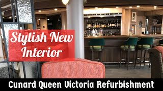 Queen Victoria Refurbishment - Stylish New Winter Garden Interior aboard Queen Victoria Cruise
