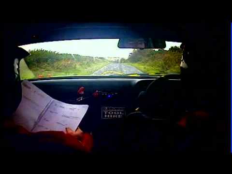 Harvest rally 2011 incar  crash